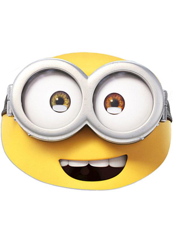 Minion Bob Face Mask by Mask-arade MIBOB01 available here at Karnival Costumes online party shop
