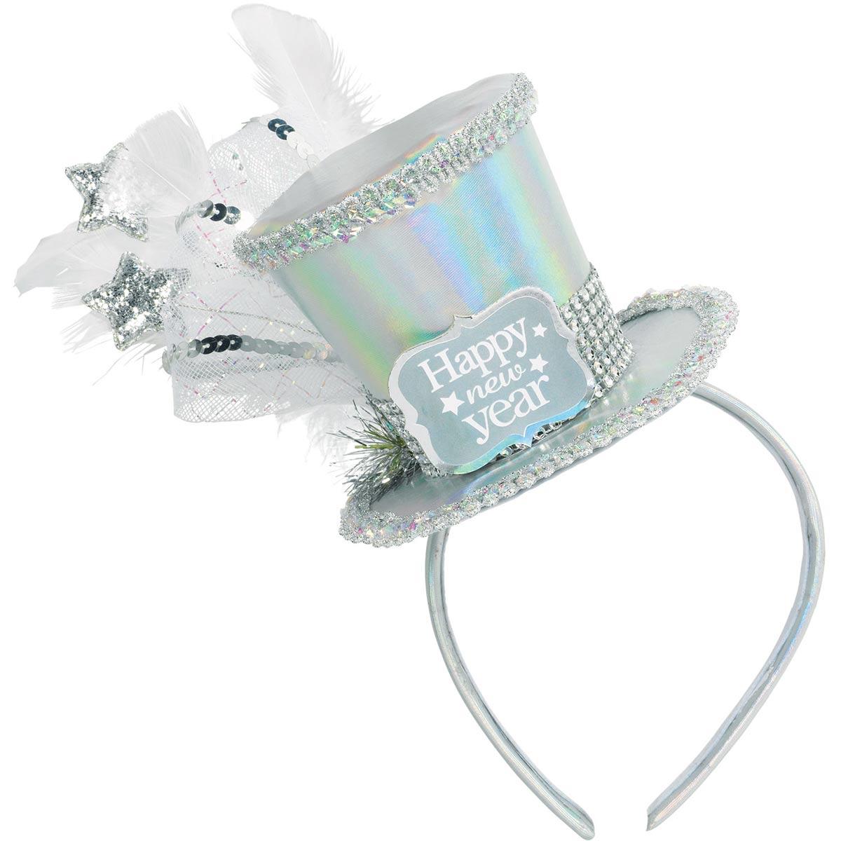 Disco Ball Drop Deluxe NEW YEAR Headband by Amscan 3900454 available here at Karnival Costumes online party shop