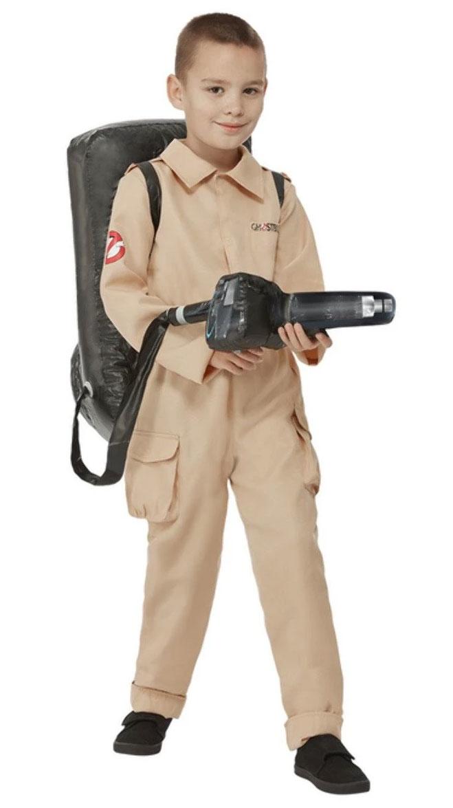 Kid's Ghostbuster fancy dress costume by Smiffys 52569 in sizes small to large from Karnival Costumes online party shop