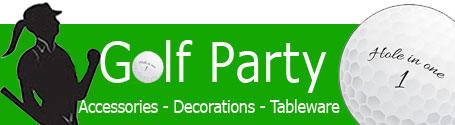 Buy your golf party decorations, tableware and party goods here at Karnival Costumes online party shop