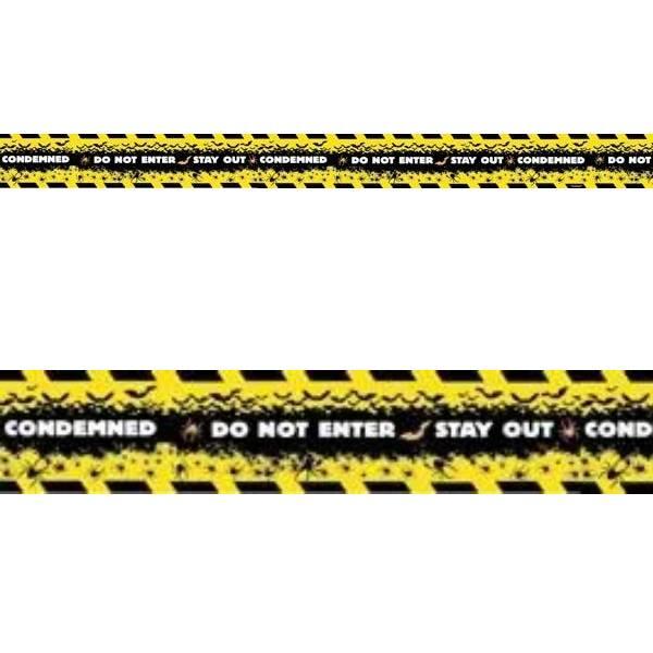 Original Do Not Enter Fright Tape (9.1mtr) by Rubies 190311 available here at Karnival Costumes online party shop