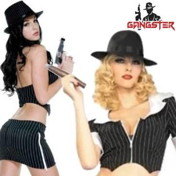 Sexy Gangster Costumes and fancy dress for adults available here at Karnival Costumes online party shop