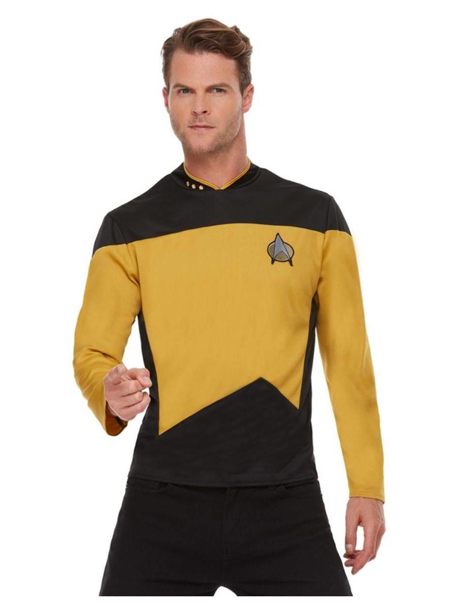 Star Trek The Next Generation Uniform Shirt by Smiffys 52446 available here at Karnival Costumes online party shop