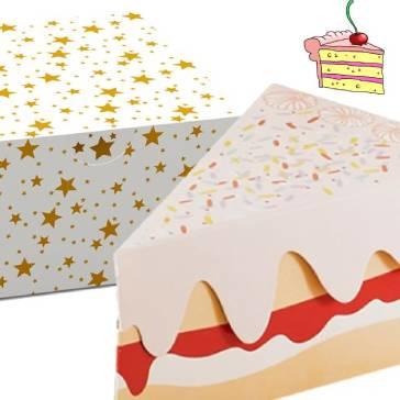 Party cake boxes from a selection of bakeware available here at Karnival Costumes online party shop