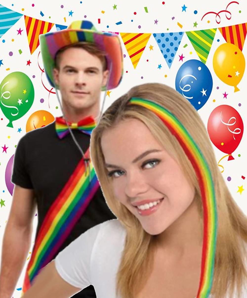 June Month is PRIDE month and the Rainbow is the symbol of both Pride and our wonderful NHS. Great selection of rainbow themed costumes, accessories, party goods and more available here at Karnival Costumes online party shop