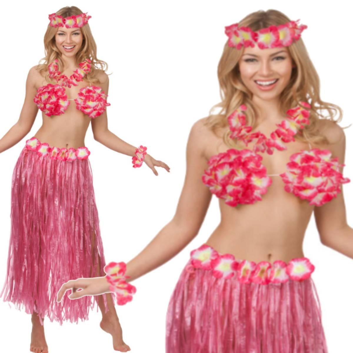 Hawaiian Honey Fancy Dress 6pc Costume Set by Wicked HAW-9462 available at Karnival Costumes online party shop