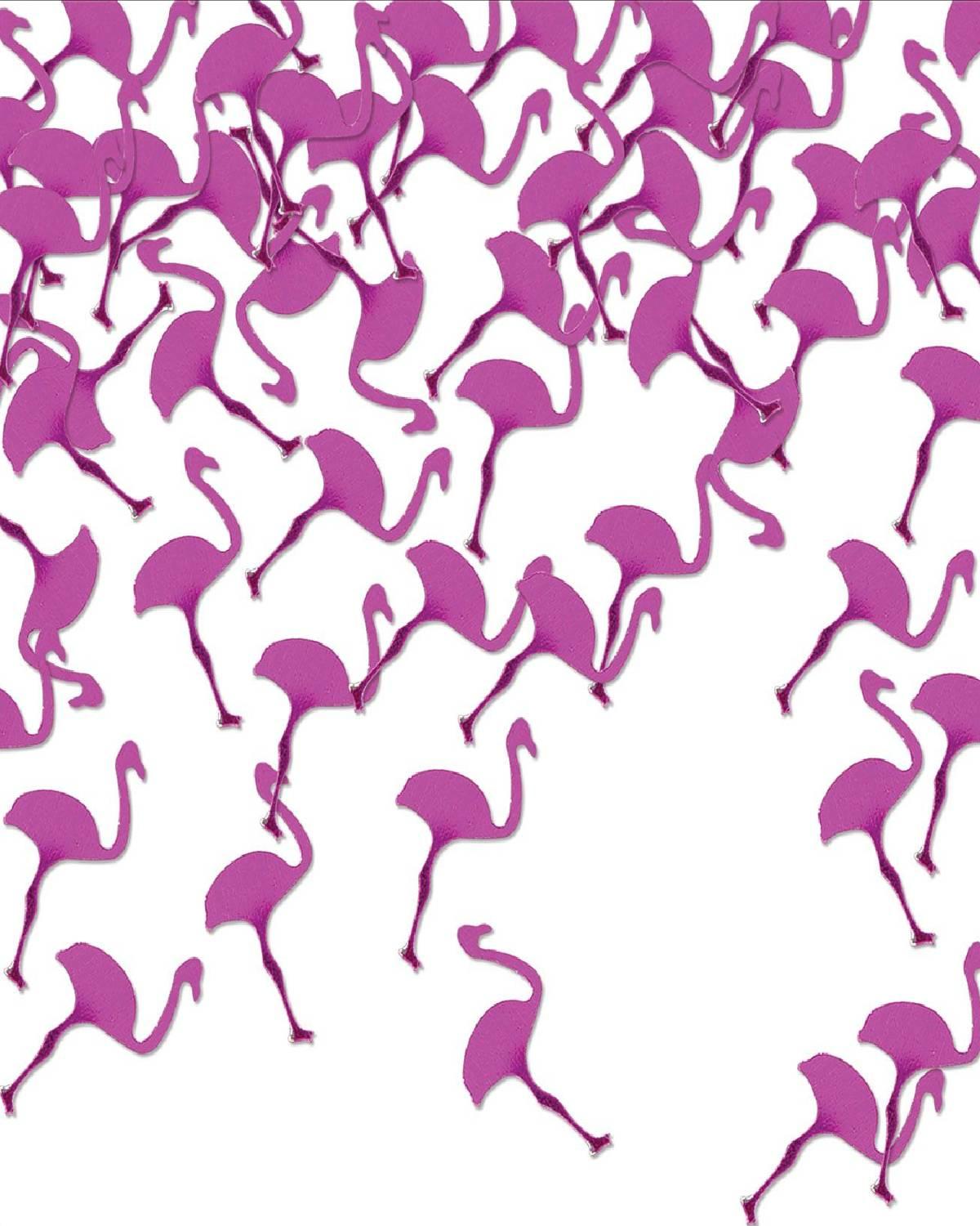 Pink Flamingo Foil Confetti by Beistle CN308 available here at Karnival Costumes online party shop