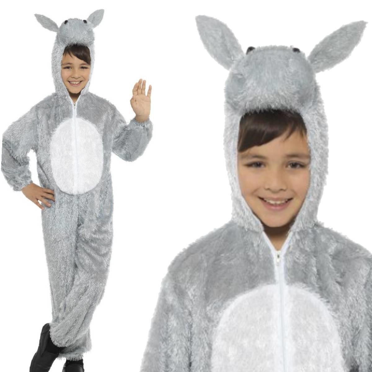 Kid's donkey fancy dress costume 30018 for farmyard parties and Christmas Nativity productions available here at Karnival Costumes online party shop