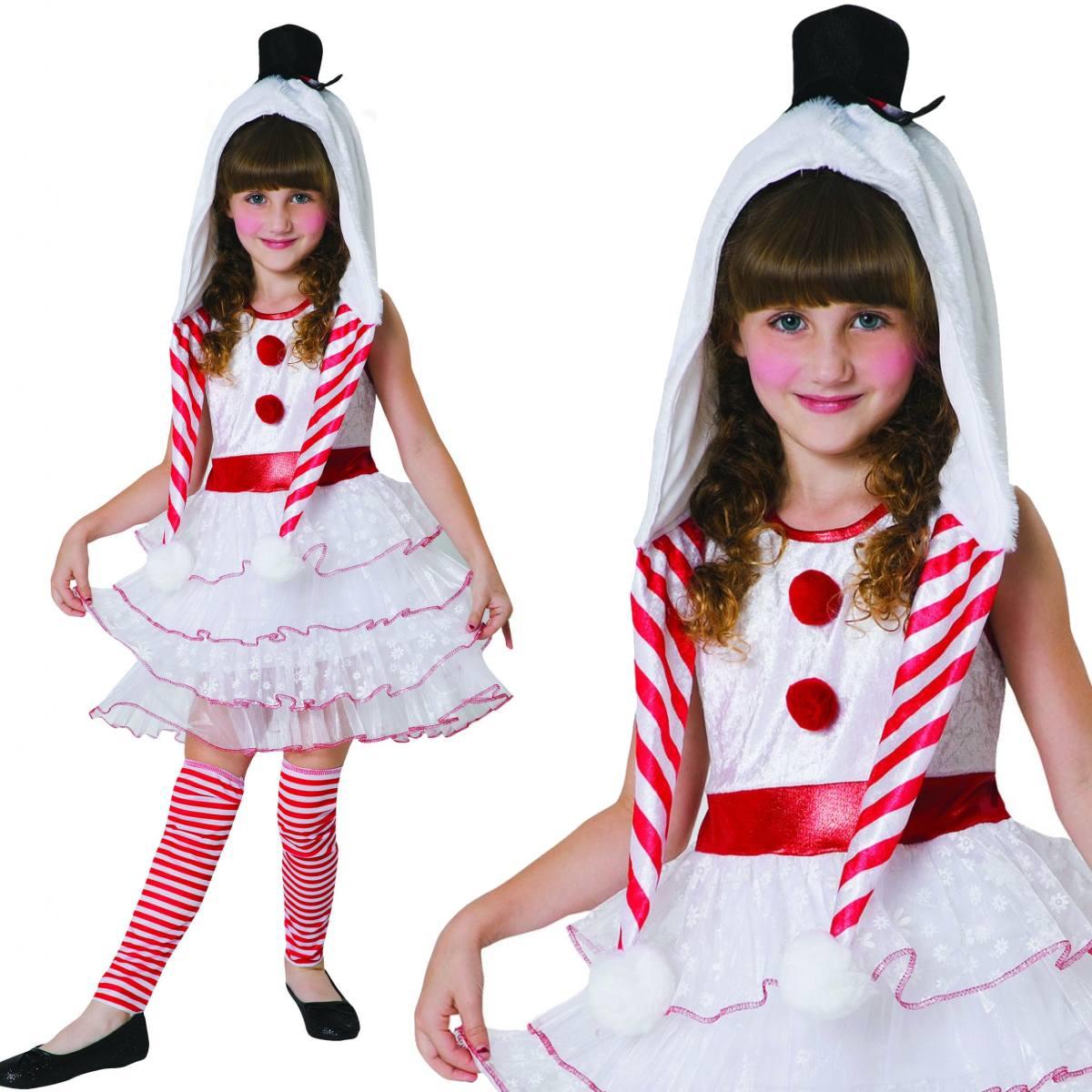 Winter Festival Snowgirl Fancy Dress Costume by Bristol Novelties CF115 Karnival Costumes