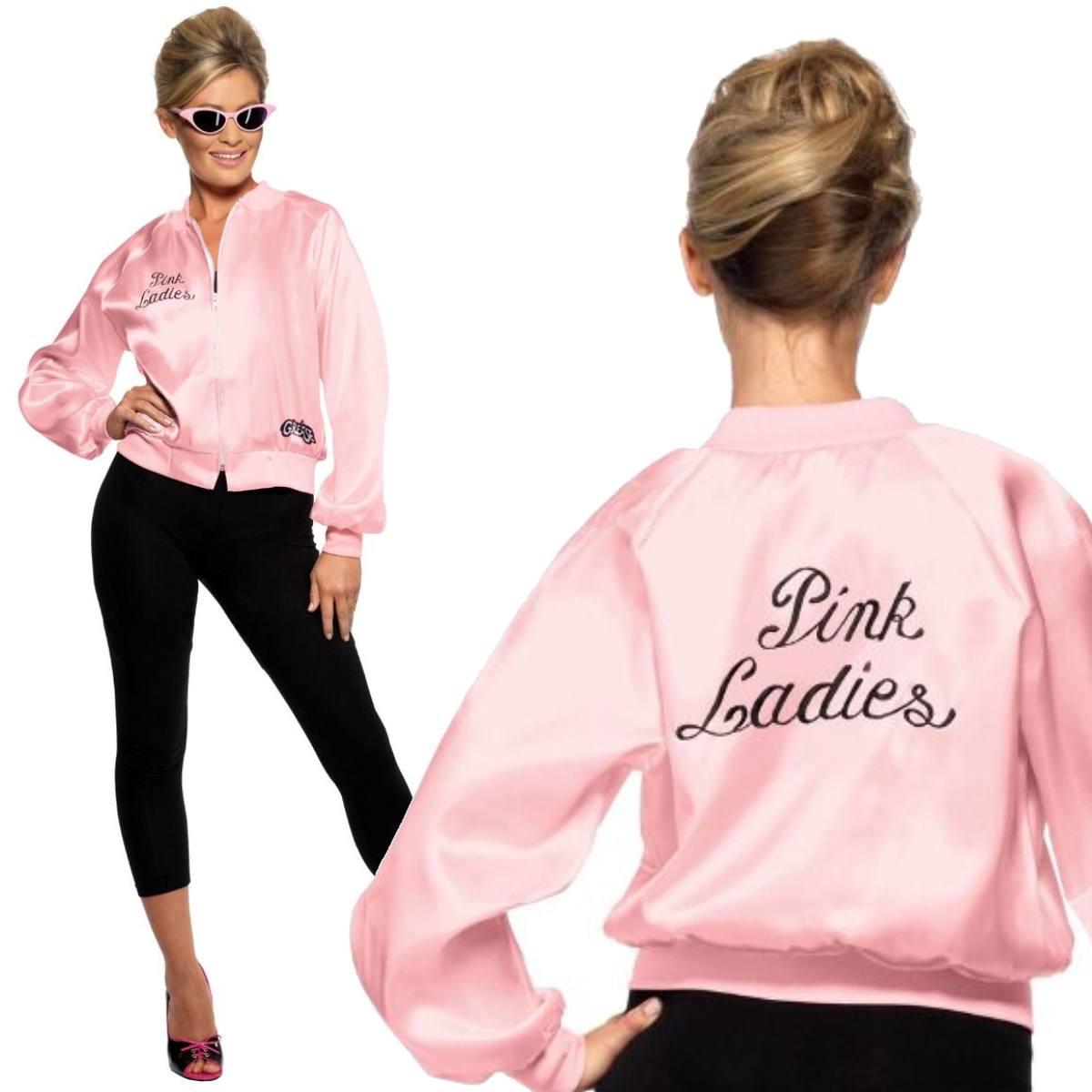 Pink Lady Jacket from Grease by Smiffys 28385 | Karnival Costumes; UK