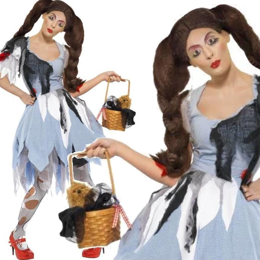 Deadly Dorothy Halloween Costume for Ladies by Smiffy 28039 | Karnival ...