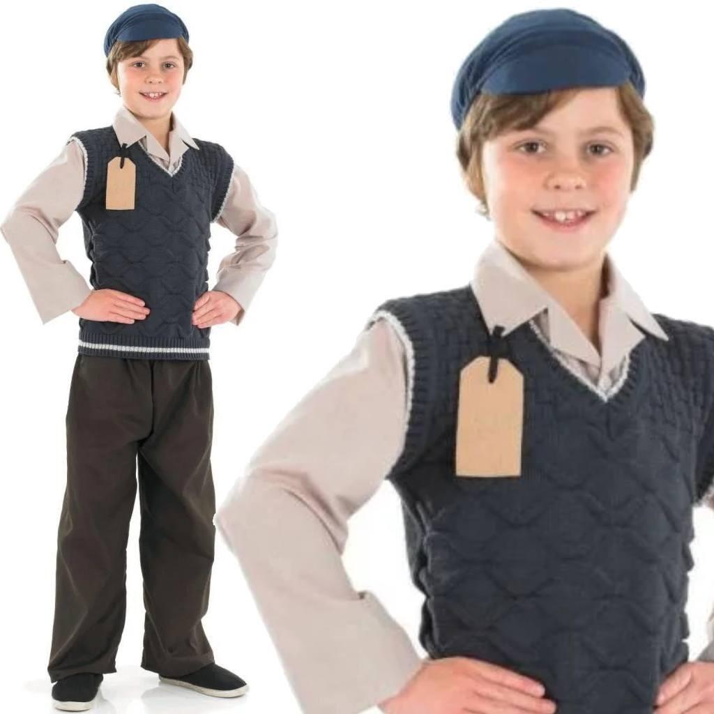 Evacuee School Boy Fancy Dress Costume by Fun Shack 3454 | Karnival ...