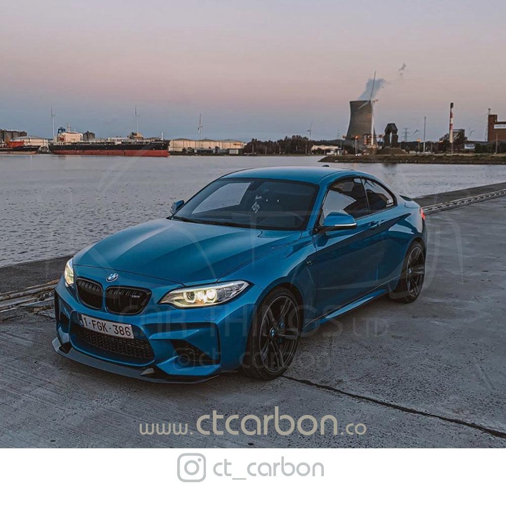 BMW F87 M2 CARBON FIBRE SPLITTER - GTS STYLE (OG N55 M2 ONLY) - CT Carbon