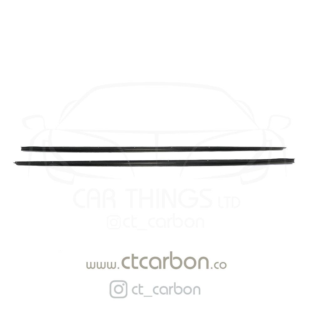 BMW F90 & G30 CARBON FIBRE SIDE SKIRTS - 3D STYLE - CT Carbon