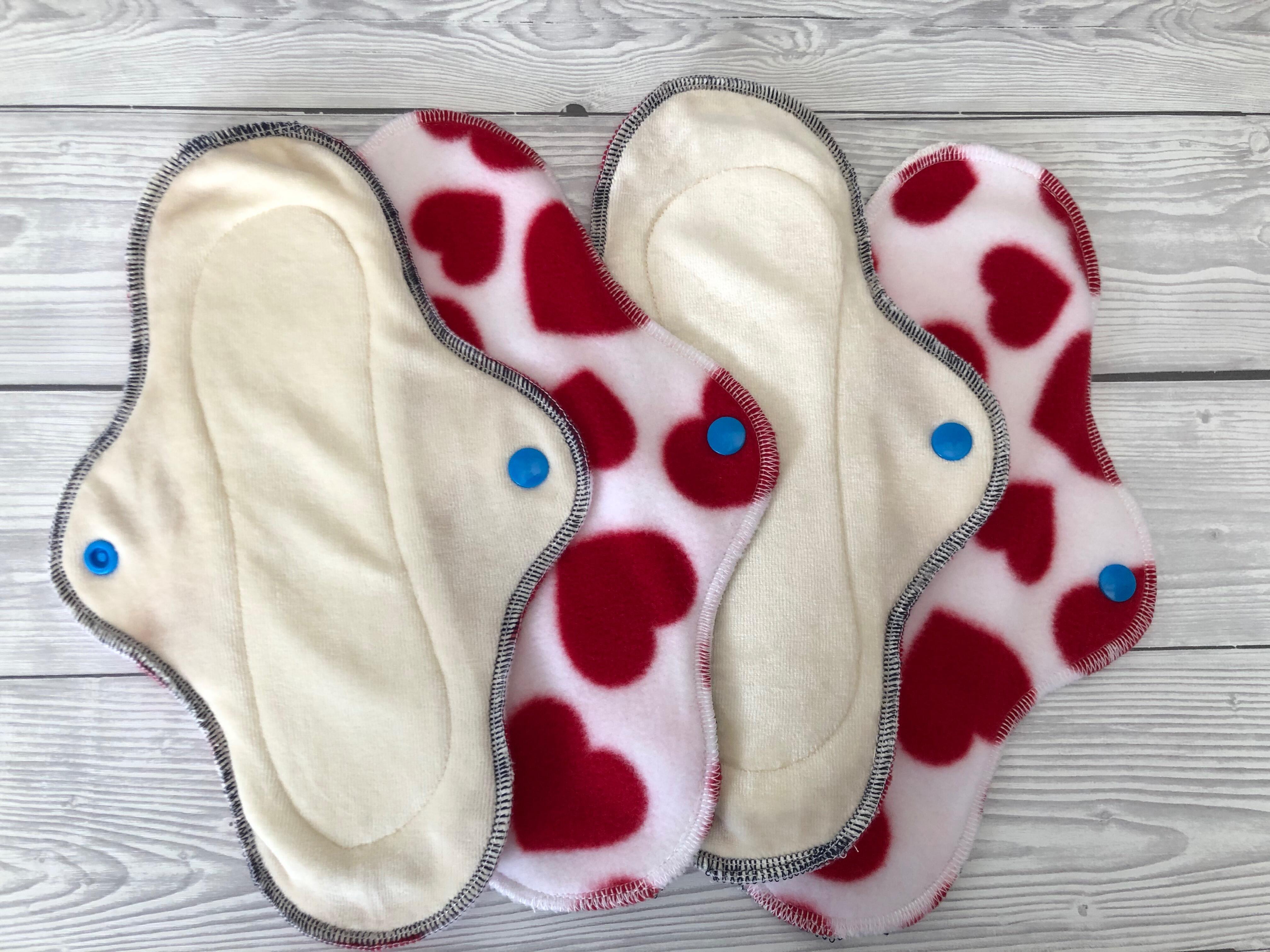 HandMade Tales Cornwall Maternity Pads organic bamboo and fleece