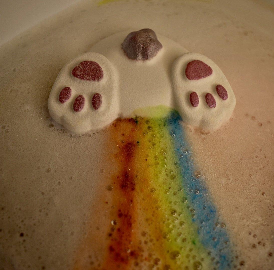 Rainbow Bunny Bath Bomb 1