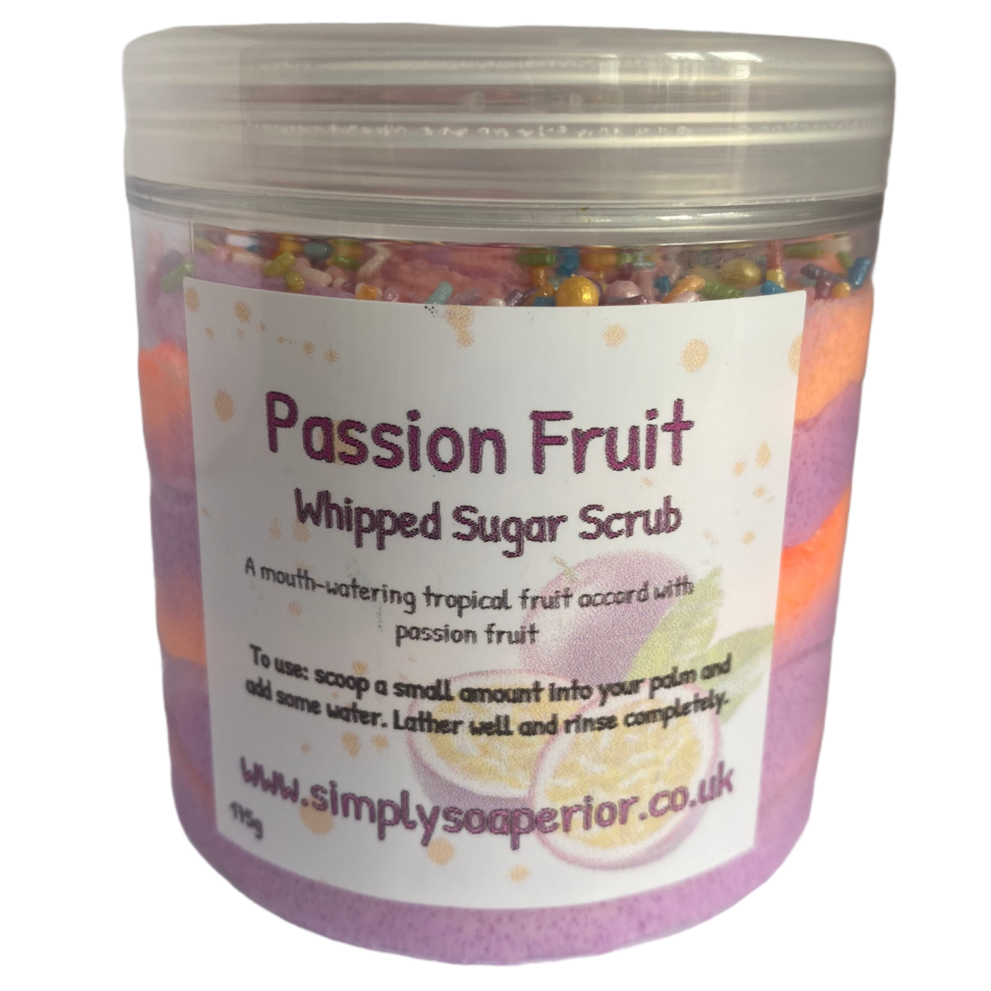Passion Fruit Whipped Sugar Scrub 3