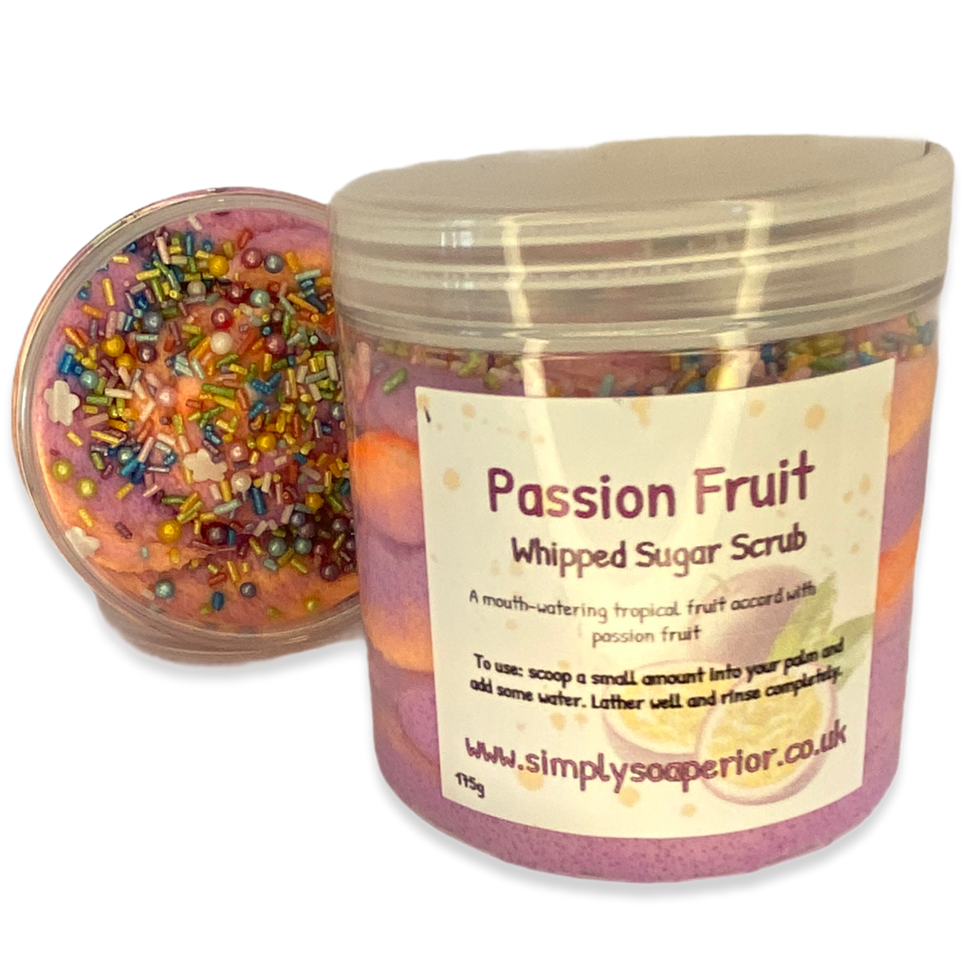 Passion Fruit Whipped Sugar Scrub 1