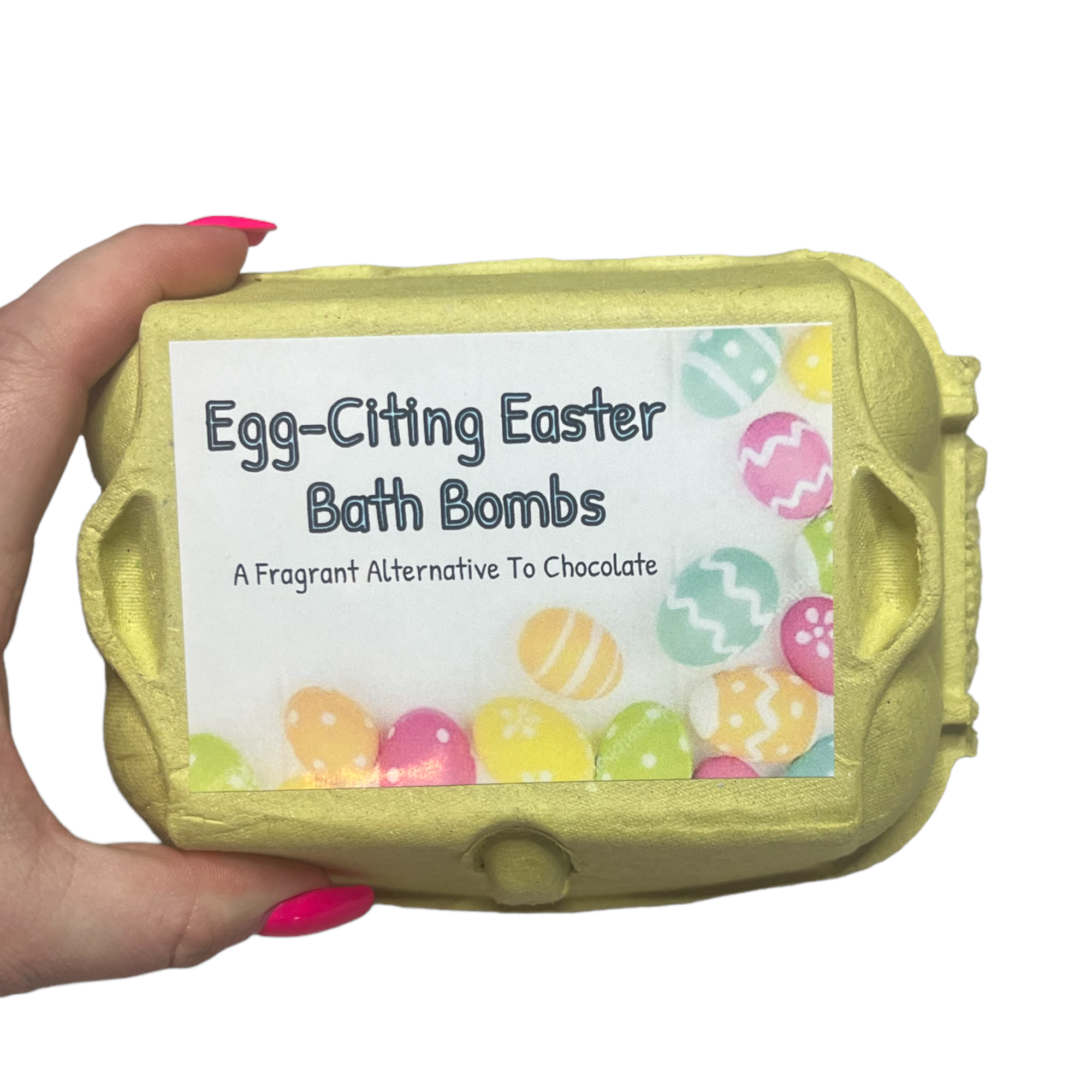 Egg box bath bombs