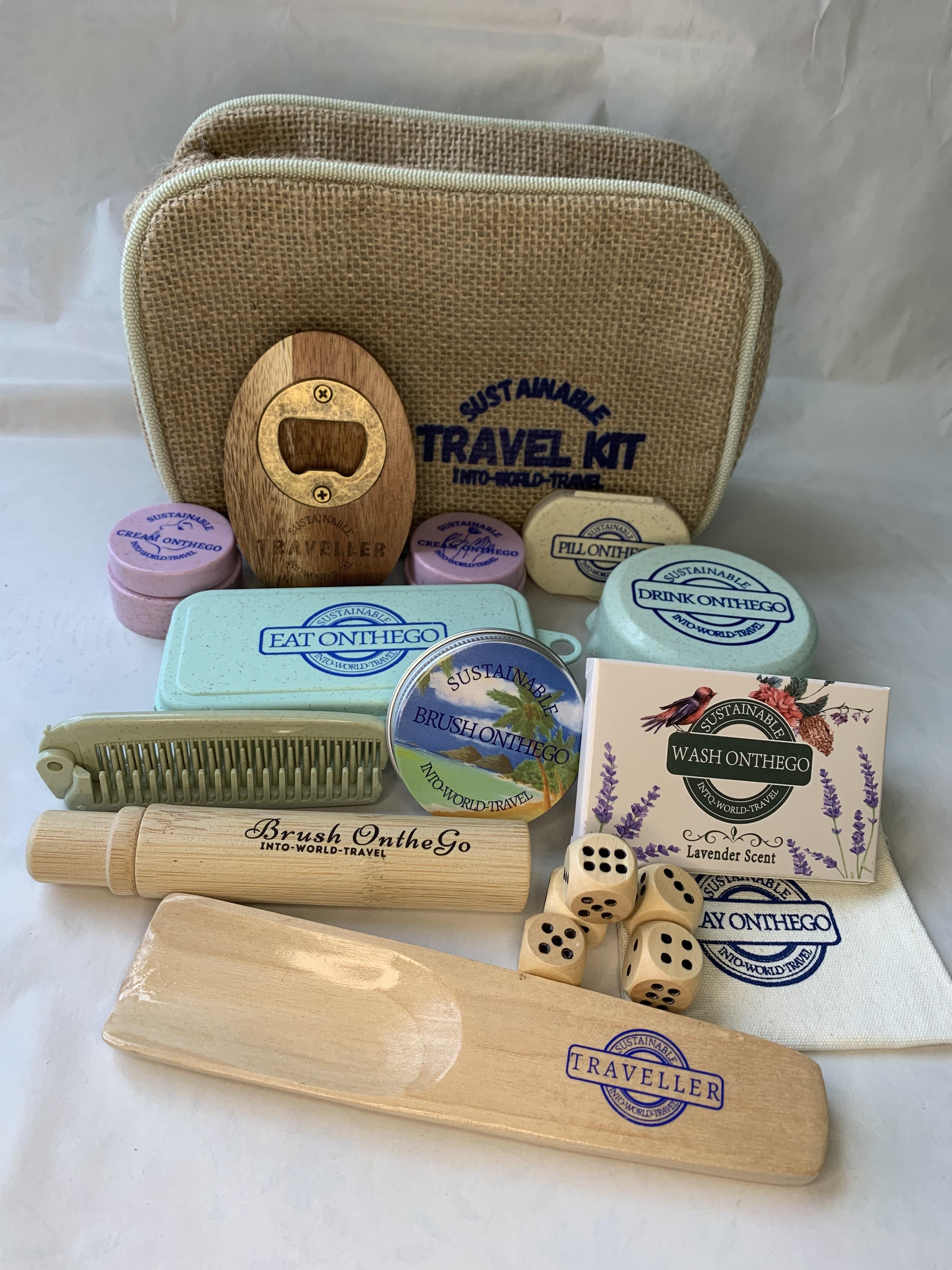 Travel Kit for gift, eco travel present