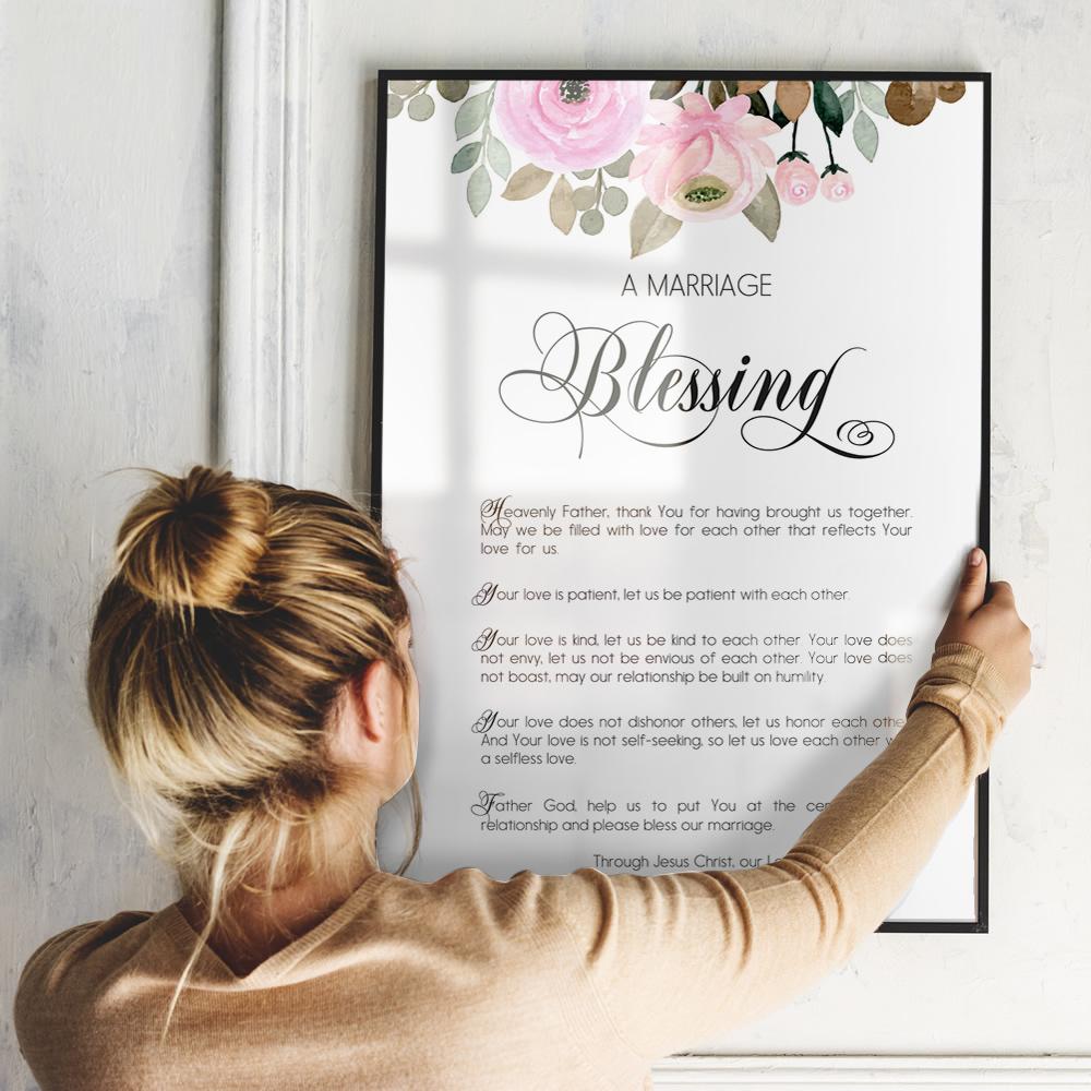 Our Marriage Prayer - Personalized Newly Married Photo Canvas - Wedding  Gifts For Newly Wedded Couple - Unique Personalized Gifts & Home Decor