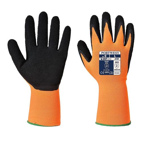 Task CelsiHeit 10g Hi-Vis Cold Weather Latex Coated Gloves - CF10030 - Single Pair