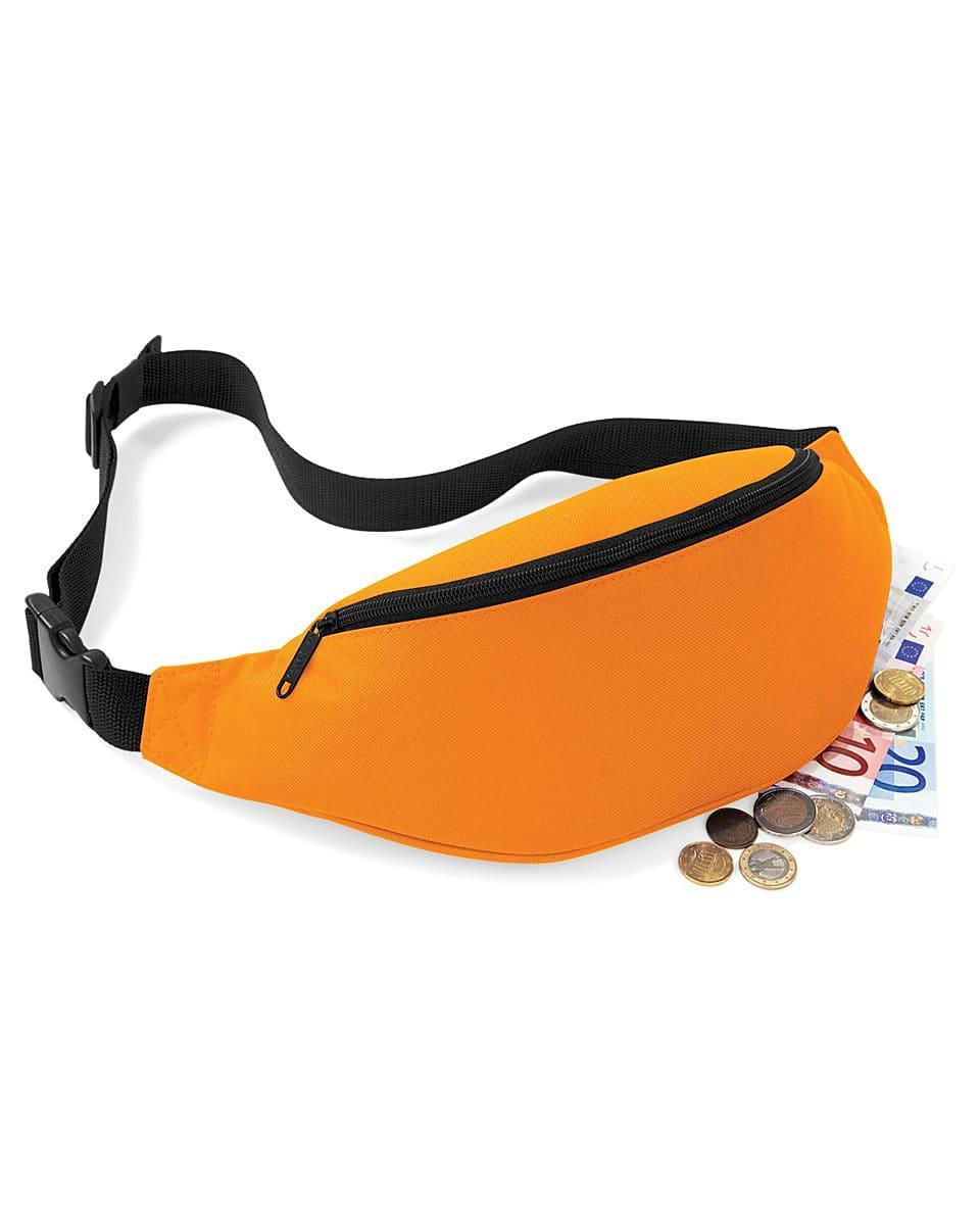 BagBase Organiser Belt / Waistpack - 2.5 Litre Graphite Grey Pack With Headphone Port & Key Hook