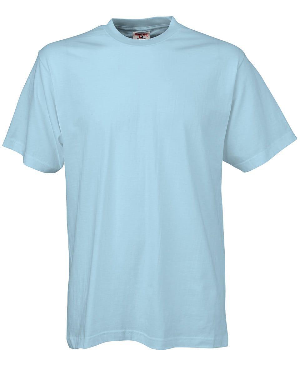 Tee Jays Mens Sof-Tee T-Shirt in Sky Blue (Product Code: TJ8000)