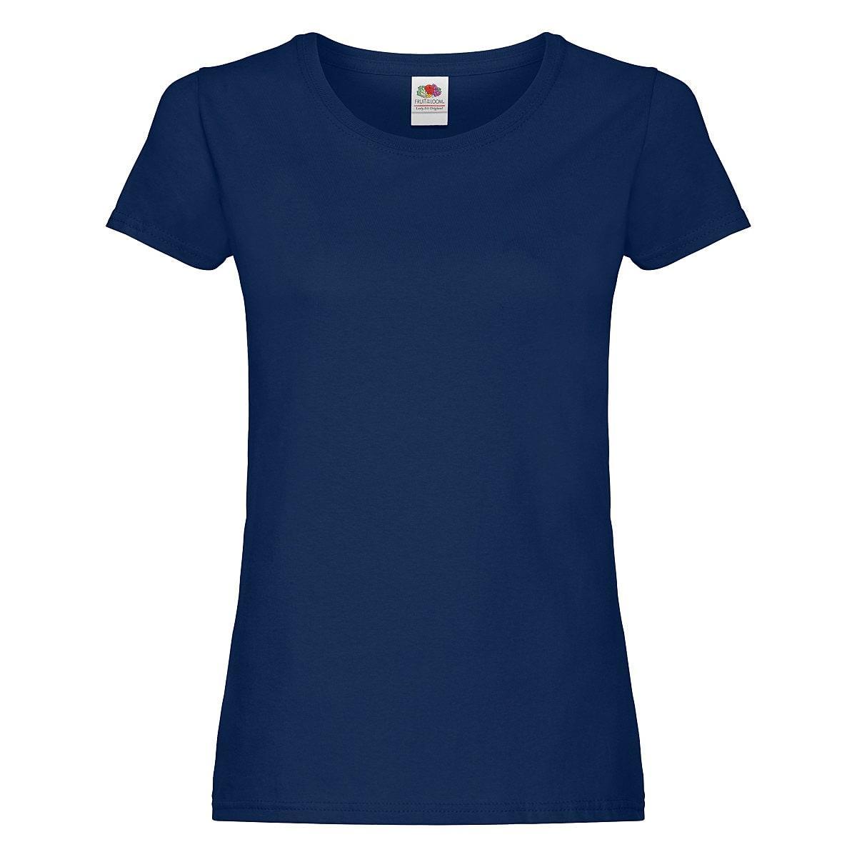 Fruit Of The Loom Lady Fit Original T-Shirt in Navy Blue (Product Code: 61420)