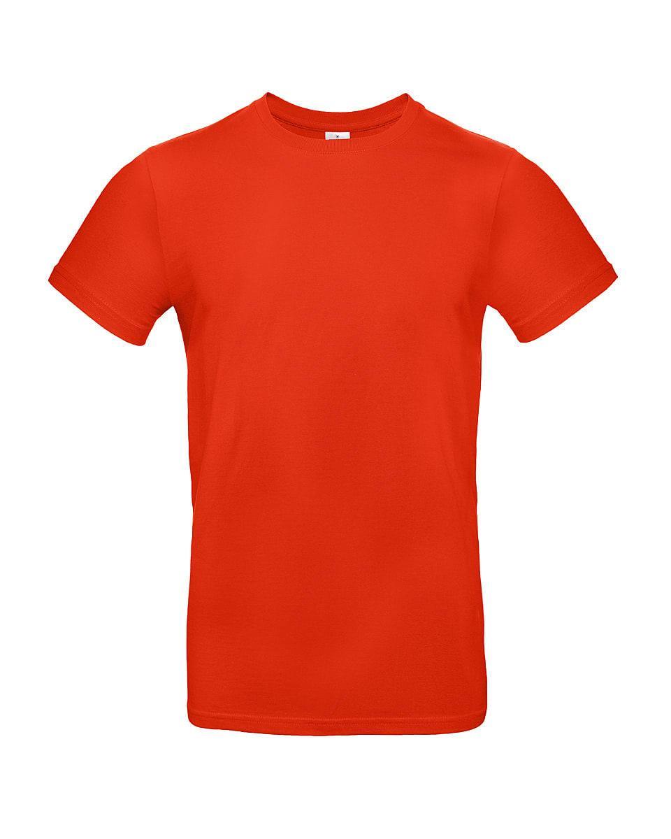 B&C Mens E190 T-Shirt in Fire Red (Product Code: TU03T)