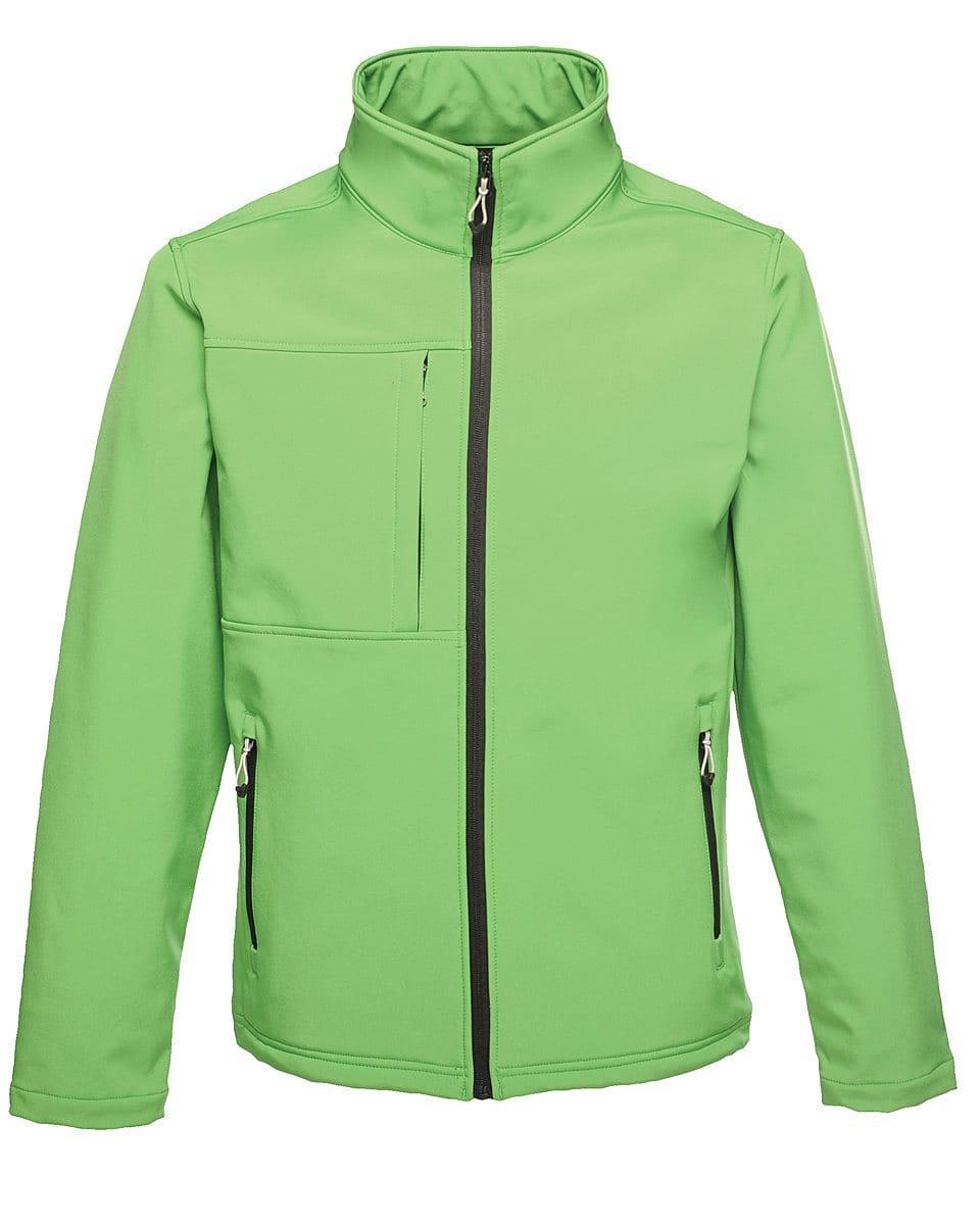 Regatta Octagon II Mens Softshell Jacket in Extreme Green / Black (Product Code: TRA688)