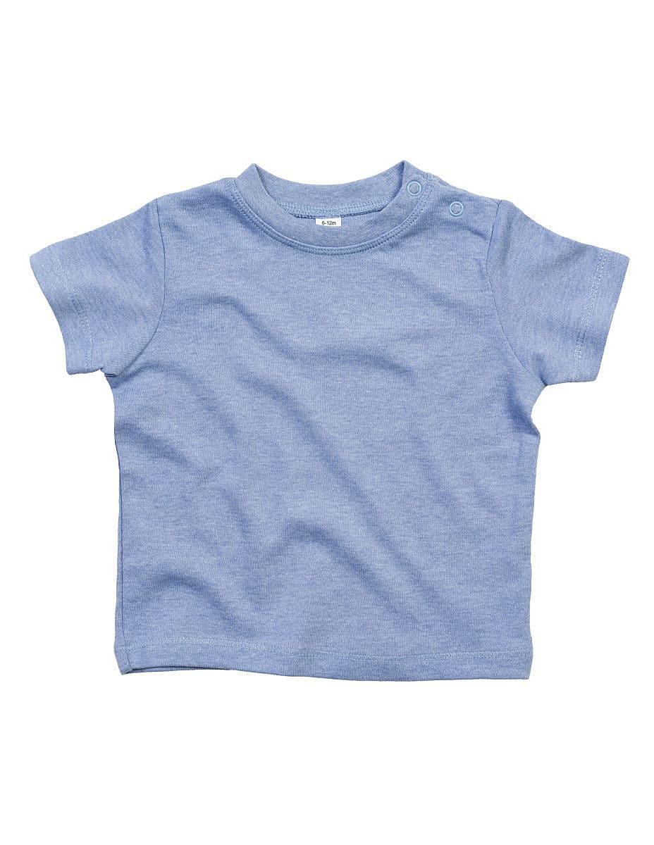 Babybugz Baby T-Shirt in Heather Blue (Product Code: BZ02)