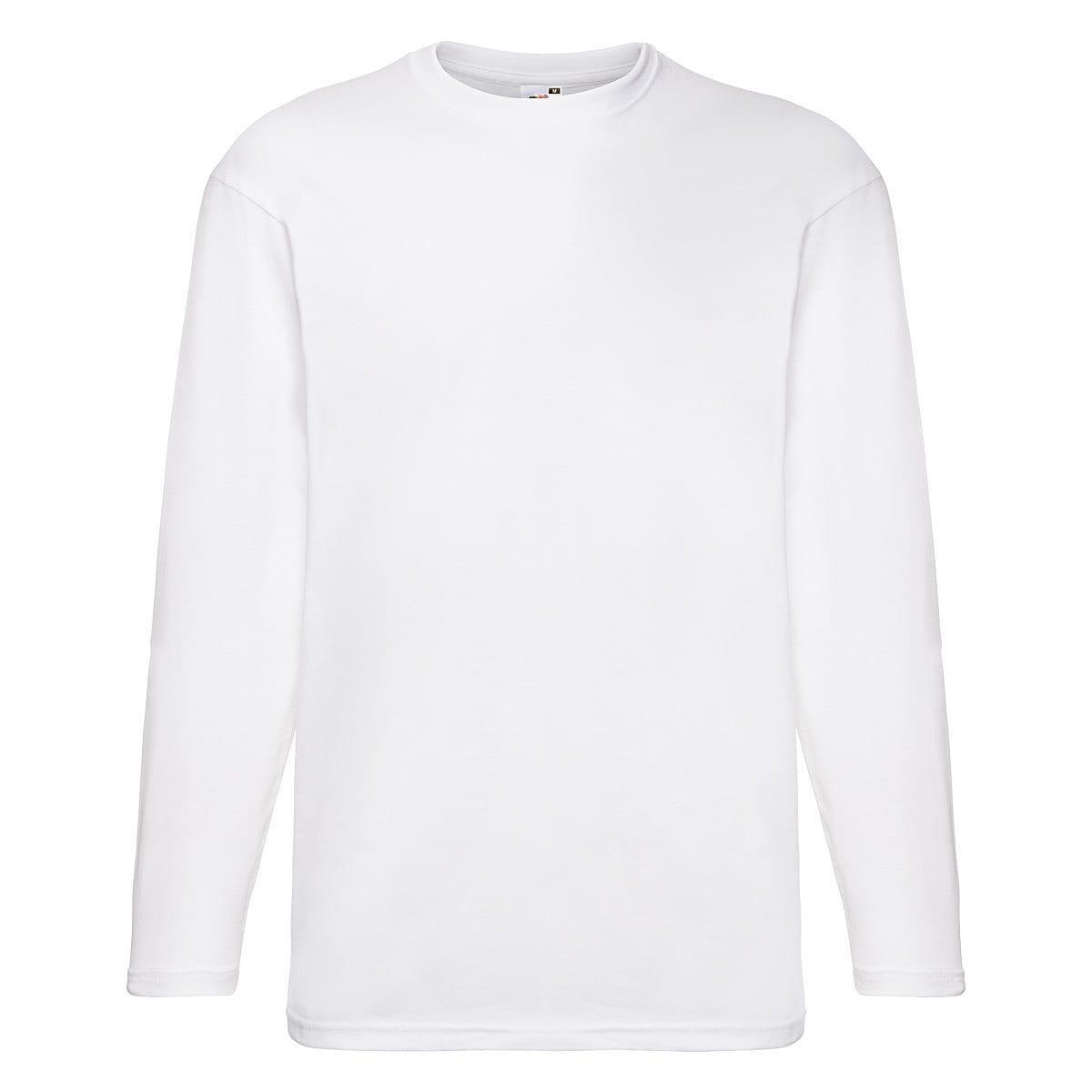 Fruit Of The Loom Kids' Valueweight Long Sleeve T-Shirts - Pack Of 2, 100% Cotton - View #4
