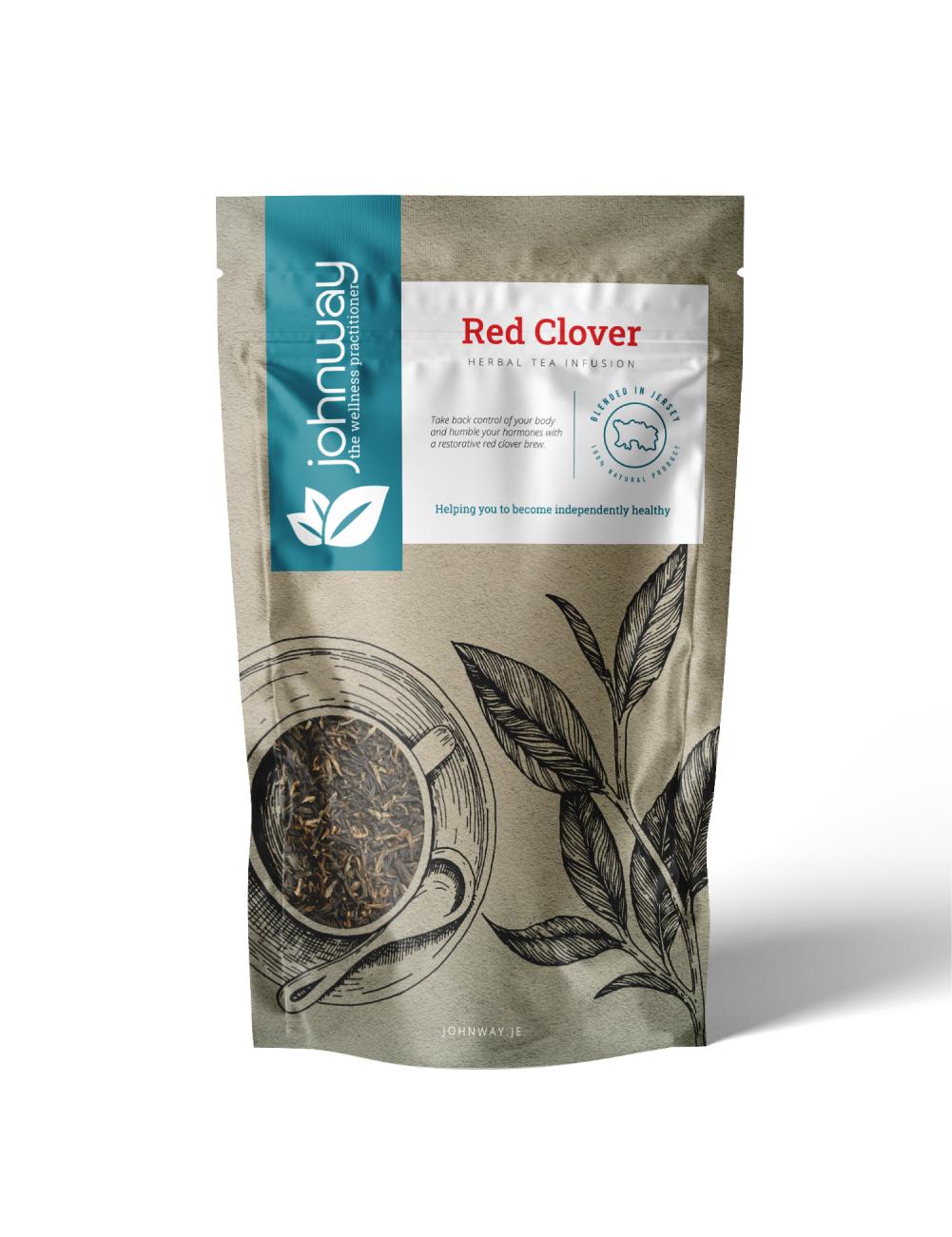 Red Clover Tea Front