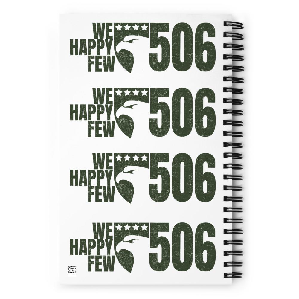 WHF506 Spiral notebook green logo