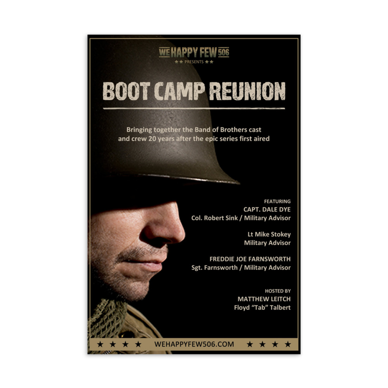 Band of Brothers Boot Camp Reunion Postcard