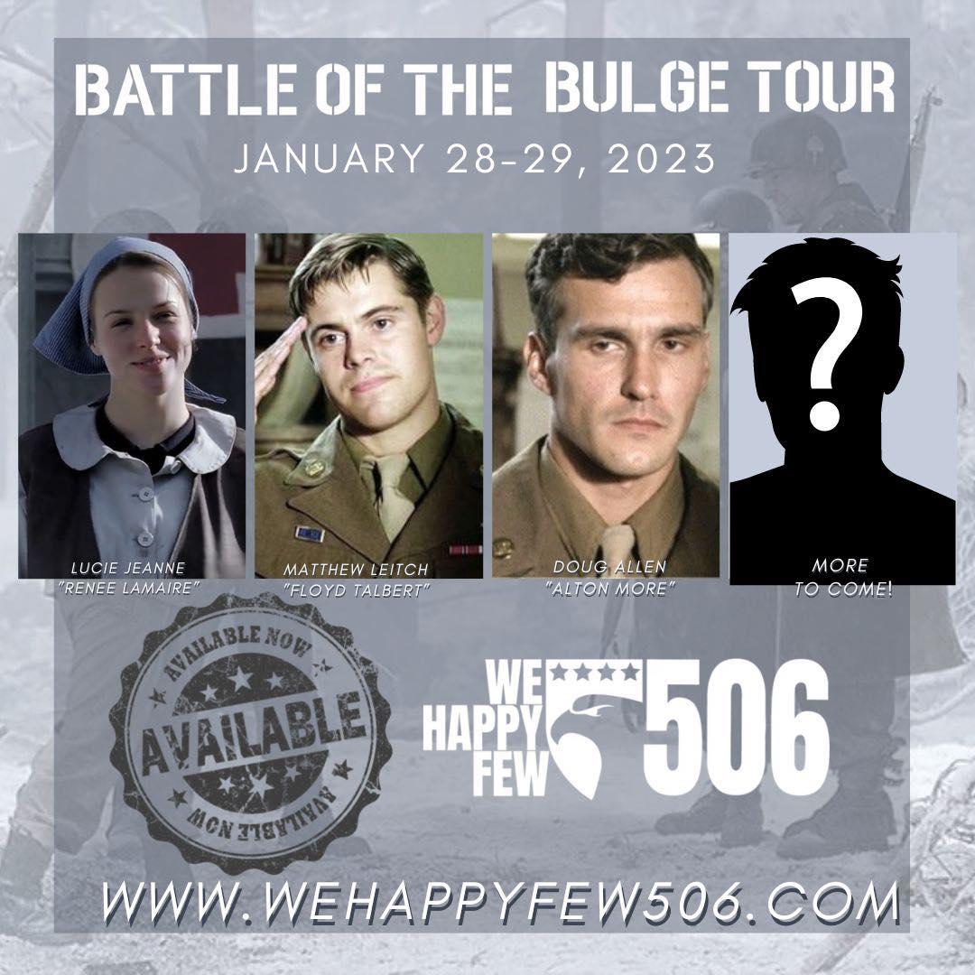 Battle of the Bulge January Tour 2023 - Matthew Leitch, Doug Allen, Lucie Jeanne, Shane Taylor