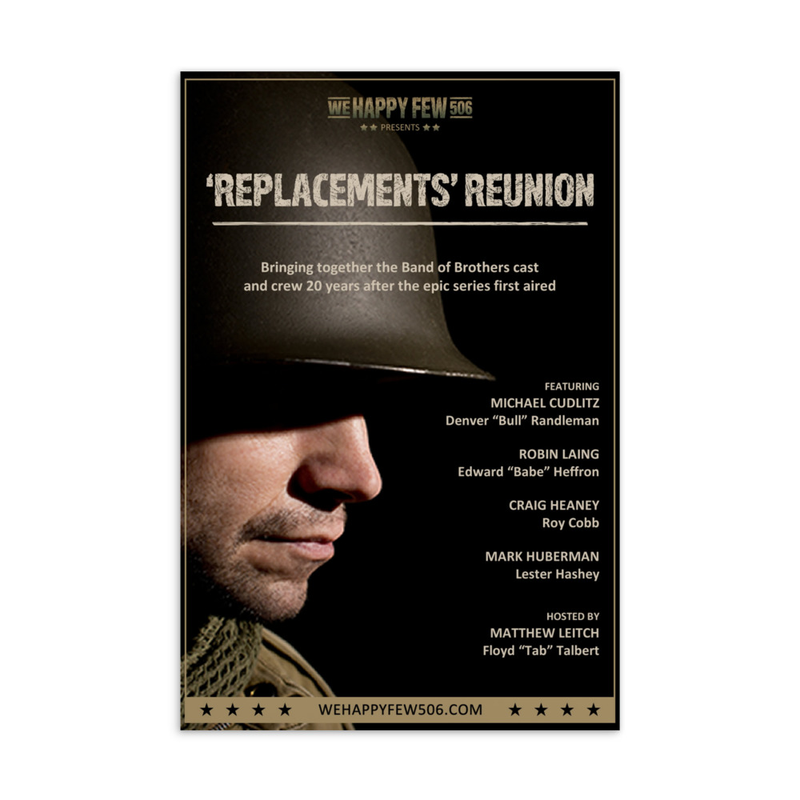 Band of Brothers 'Replacements' Reunion Postcard