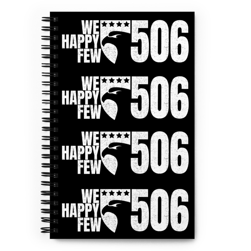 WHF506 Spiral notebook - black