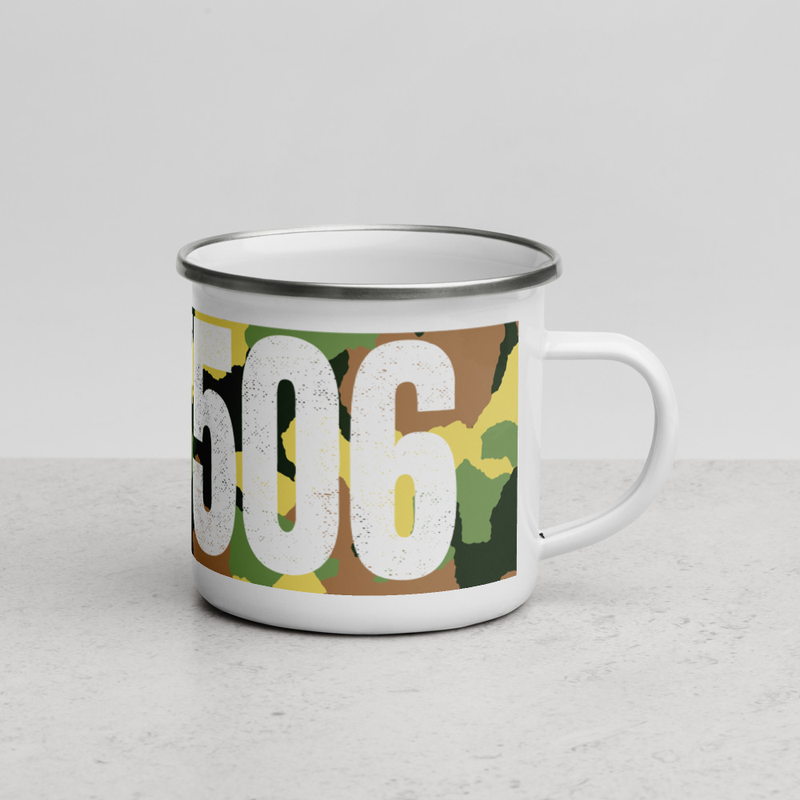 WHF506 Camo Enamel Mug
