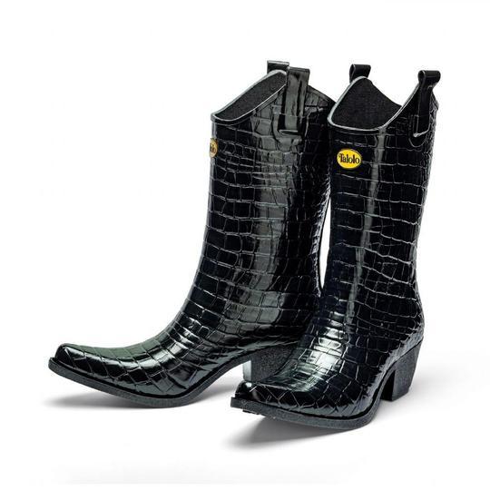 Paisley Vibe Cowboy Boot Wellies by Talolo Boots