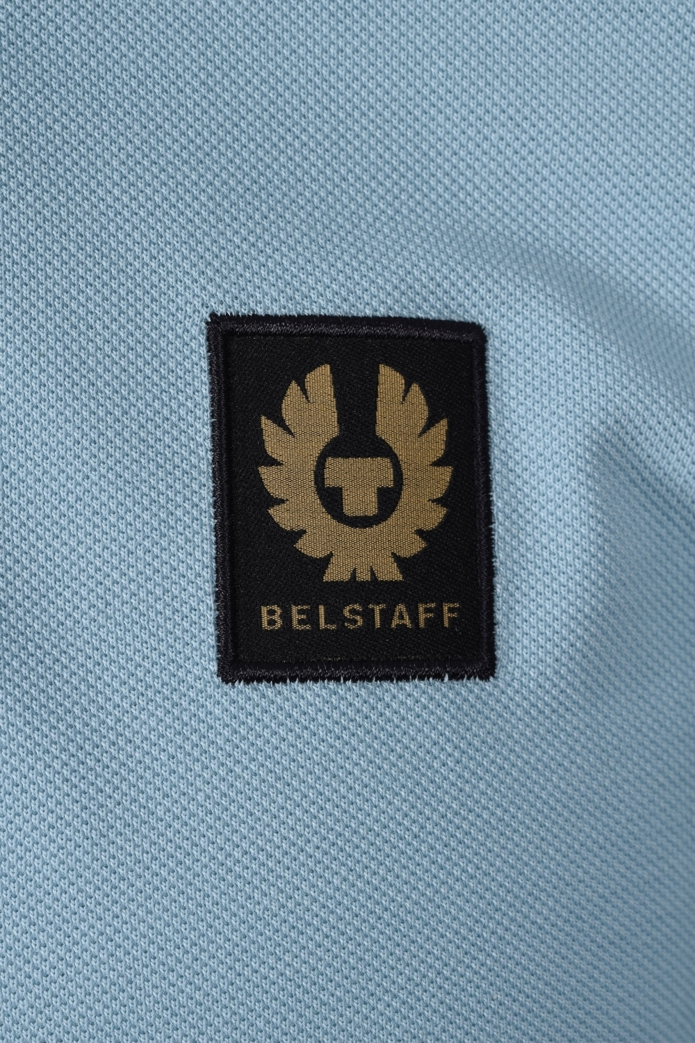 *Belstaff Patch Short Sleeve Polo Skyline Blue