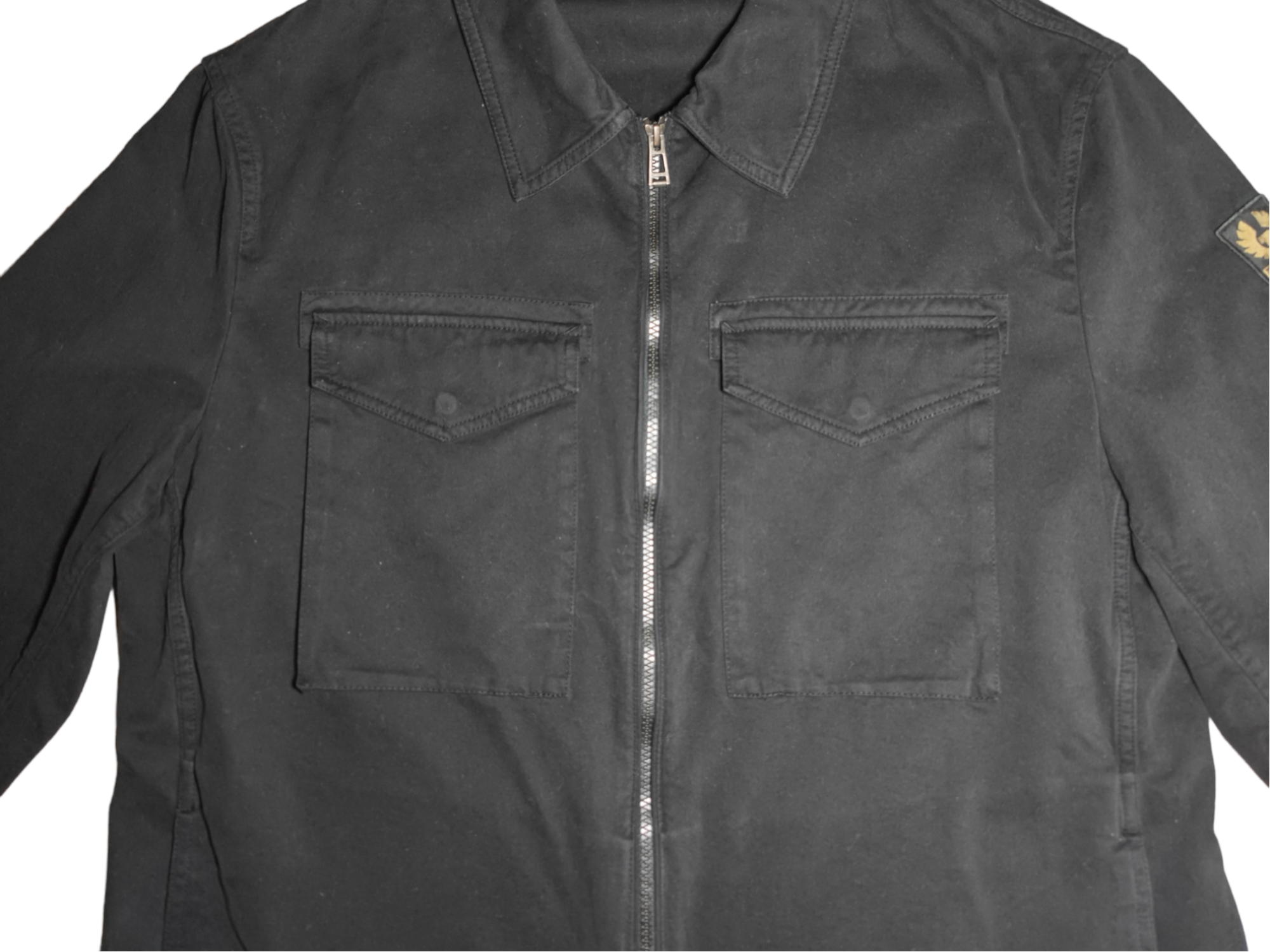 Belstaff Command Cotton Black Overshirt Shackett