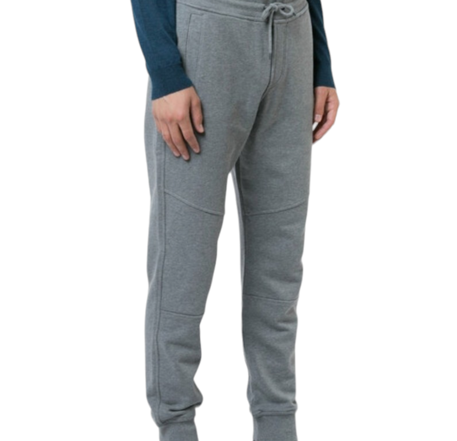 Belstaff Oakington Dark Grey Melange Cotton Sweatpants Joggers