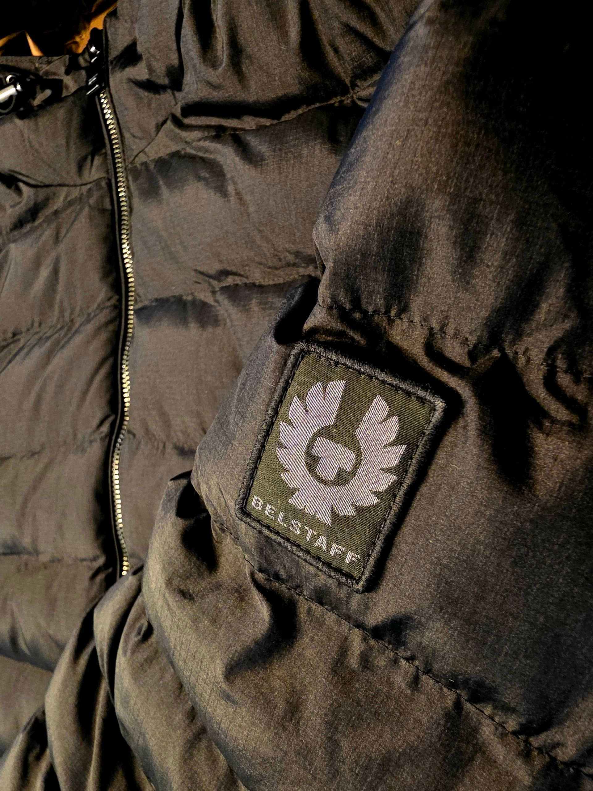 Belstaff Roller Puffer Hooded Jacket Black