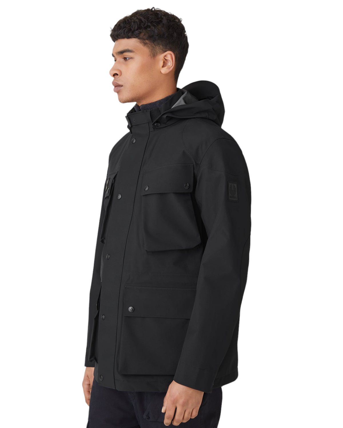 Belstaff Techmaster Three Layer Gore-tex Coat Black