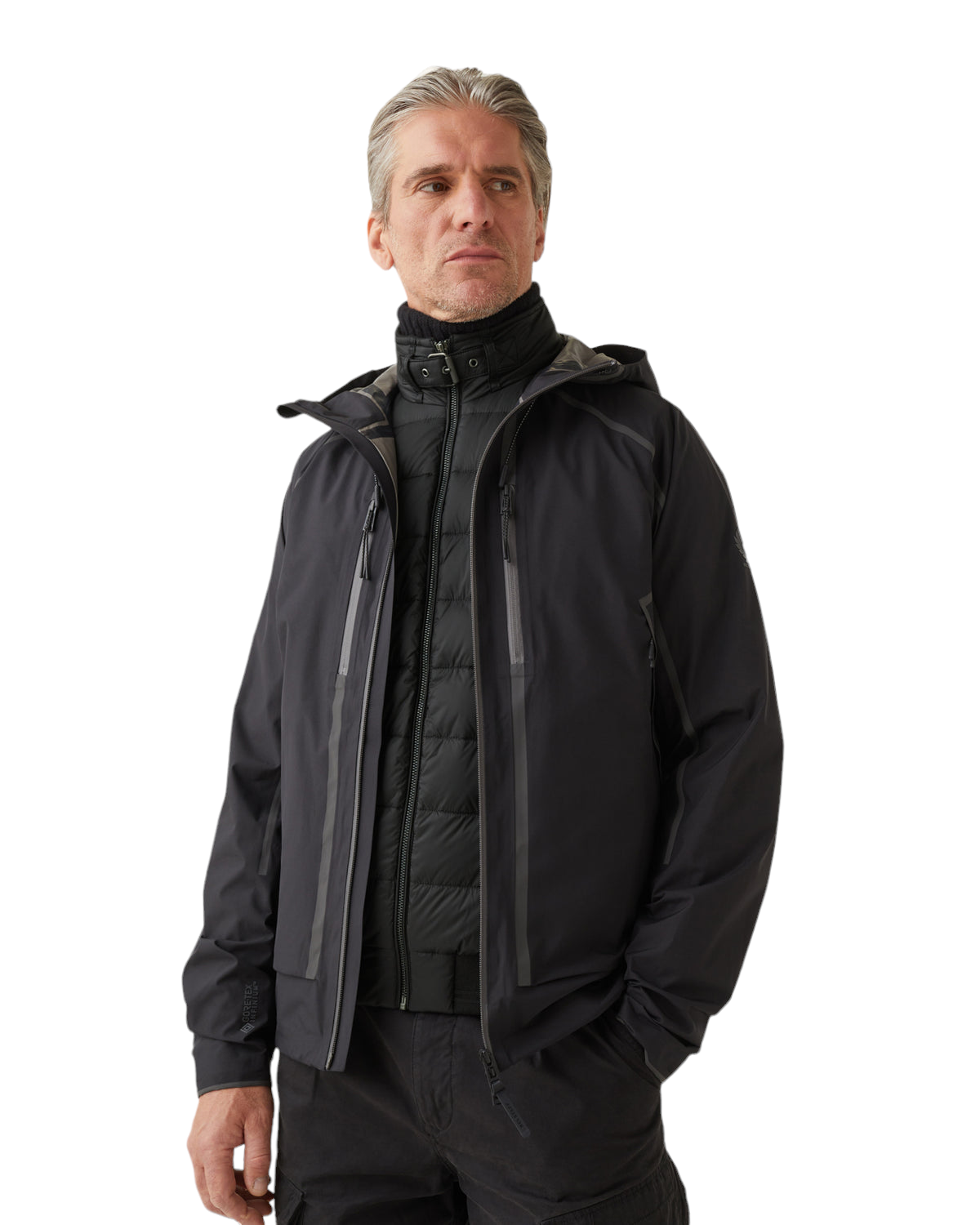 Belstaff Circuit Black Gilet Vest Down