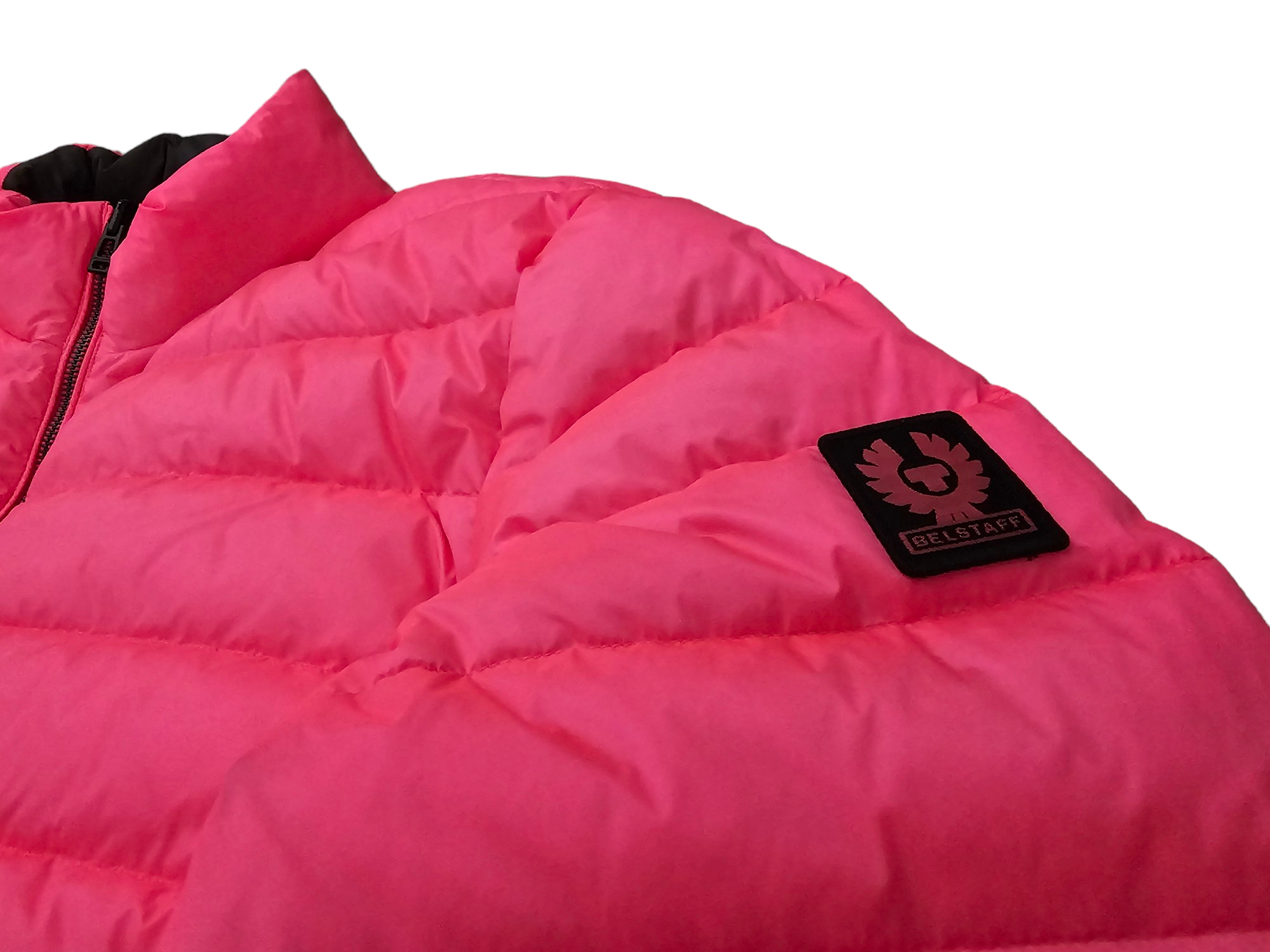 Belstaff Circuit Flash Reversible Granite Grey/Neon Pink Down Jacket