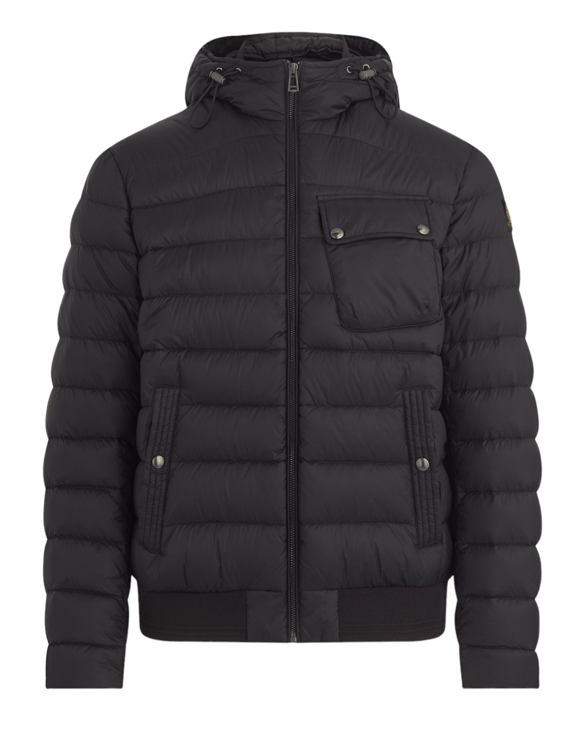 Belstaff Streamline Down Hooded Jacket Black