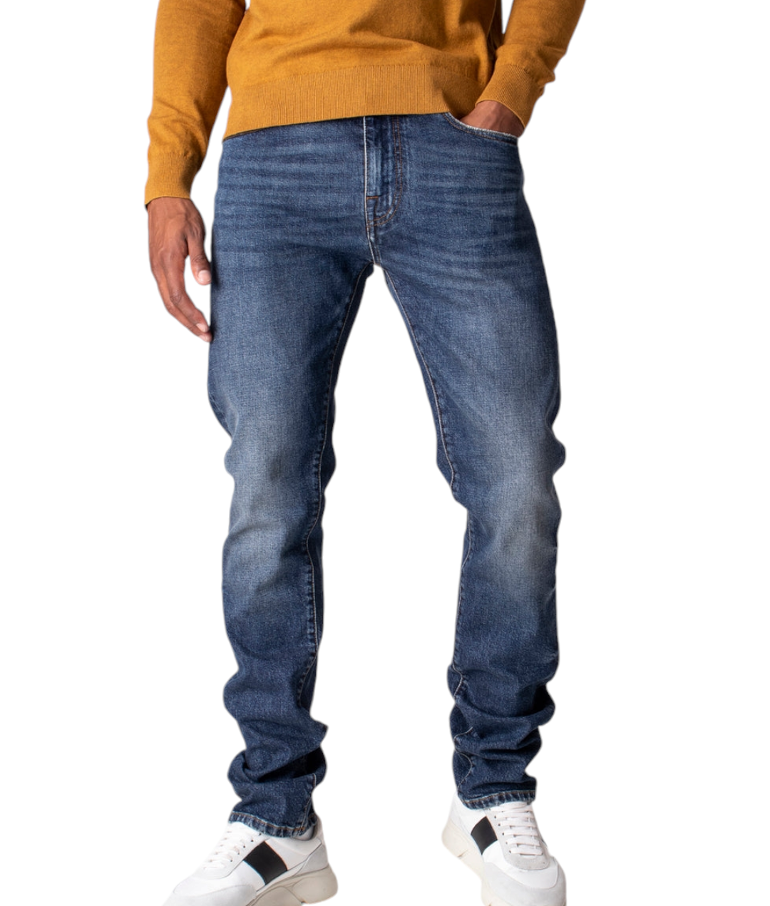 Belstaff Longton Washed Indigo Slim Jeans